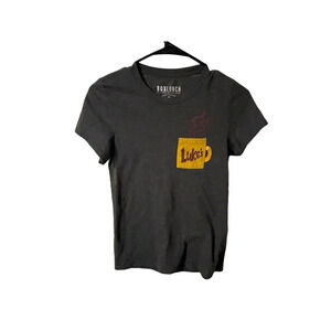Box Lunch Gilmore Girls Luke's Diner Gray  Tee T-shirt Womens Size Small RARE